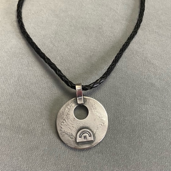 Dennis Hogan Southwestern Silver Necklace - Picture 3 of 4